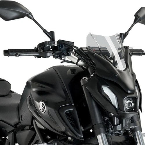 Puig Naked New Gen Sport Windscreen Smoke #20618H fits Yamaha MT-07 2021