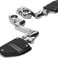 Ciro Highway Peg Mounts with Twin Rail Footrest Extended 1-1/4" Mount Chrome