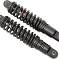 Drag Specialties 11" Ride-Height Adjustable Shocks Black Harley Davidson Dyna