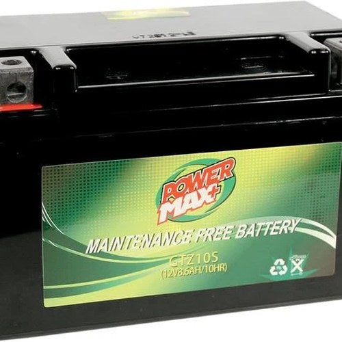 Power Max Maintenance-Free Battery YTZ10S for Yamaha CP250 Morphous 2006-2008