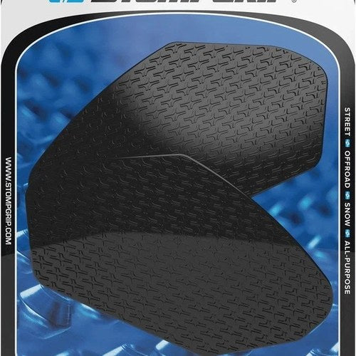 Stomp Icon Profile Traction Pad Tank Grips Black for Kawasaki Ninja 650