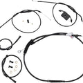 Burly Cable/Line Kit for 8" Standard Handlebar w/ABS Single Disc Black #B30-1271