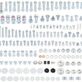 Bolt Motorcycle Hardware Pro Pack #2008-CRFPP fits Honda