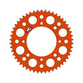 Renthal - 518U-420-50GPOR - Rear Aluminum Sprocket, 50T - Orange