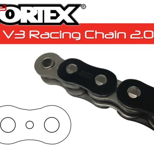Vortex Racing V3 2.0 Chain 520RX3-110 for Street Motorcycles