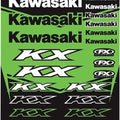 Factory Effex Sticker Sheet for Kawasaki KX Style