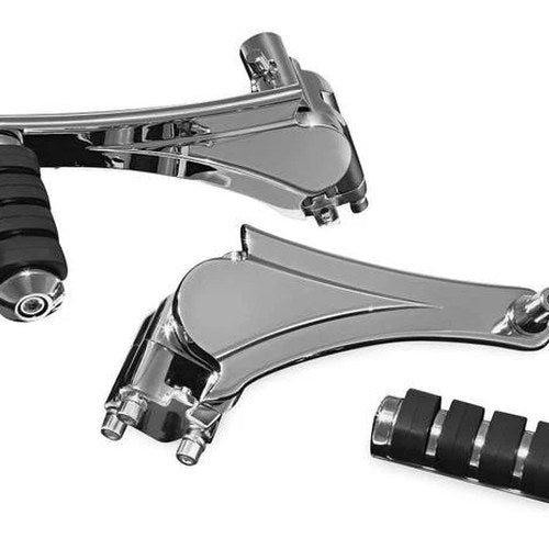 Kuryakyn Adjustable Passenger Pegs Chrome #4353 Harley Davidson