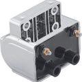 Twin Power Ignition Coil for Harley Davidson Big Twin & XL 85-99, Chrome Finish