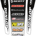 Factory Effex Rear Fender Graphics Universal II Style Black/White