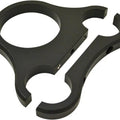Drag Specialties T-Bar Single Gauge Mount for Mini Gauge 1.25" Flat Black