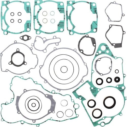 Moose Complete Gasket Set with Oil Seals #142241 KTM 300 Exc 1994-2003