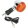 K&S DOT Turn Signal Assembly Single Filament Rear Right Chrome Amber #25-1243