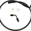 Magnum Alternate Length XR ABS Front Upper Brake Line 27" Black #SBB1502-27