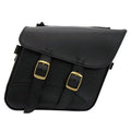 Willie & Max Brass Monkey Compact Slant Saddlebag Set for Motorcycles
