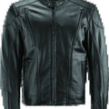 Kuryakyn River Road Race Leather Jacket 3XL with Removable Liner and Vents
