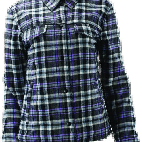 Kuryakyn Leather by River Road Cameo Flannel Moto Shirt for Women - Medium