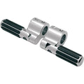 Lindby Clamp-On Highway Bar Footpegs With Strips 1.25" Chrome Universal