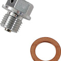 Moose Magnetic Drain Plug Silver fits Suzuki RM-Z250/RM125/DR-Z400
