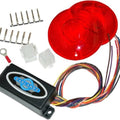 Badlands Plug-In Illuminator with Red Lenses LL-02-RL-A Harley Davidson
