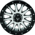 QuadBoss Wagon 18x7 Aluminum Wheel with 4+3 Offset and 4x156 Bolt Pattern