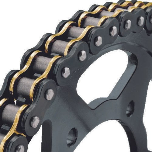 BikeMaster 525x130 Bmor O-Ring Chain for Powersports - Black/Gold