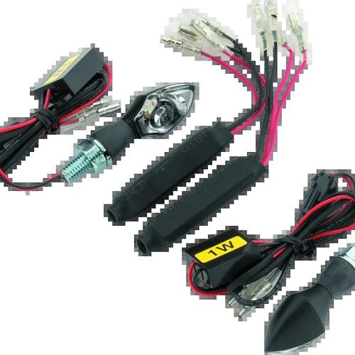 BikeMaster LED Micro Brite Pair - Black, Waterproof, For 150,000 Mcd Brightness