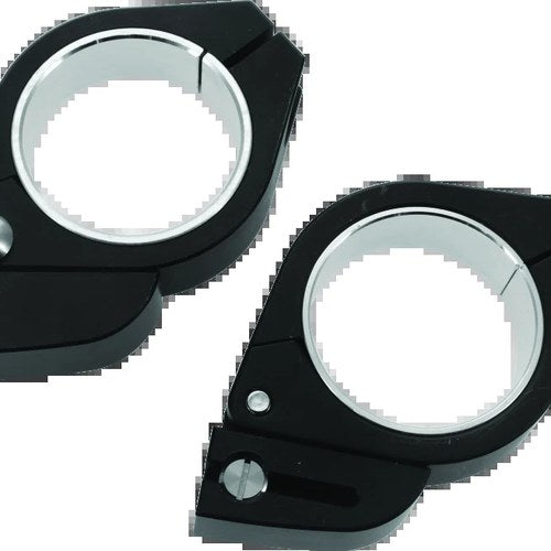 BikeMaster Billet Turn Signal Mounts for 41-43mm Front Forks