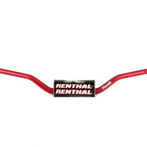 Renthal RC High Fatbar Handlebar - Red, 1-1/8in Oversized Tapered For MX Bar