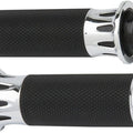 Arlen Ness Deep Cut Fusion Grips Chrome #07-316 Harley Davidson