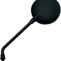 Emgo Universal Round Mirror Round 10mm 10" Stem Black