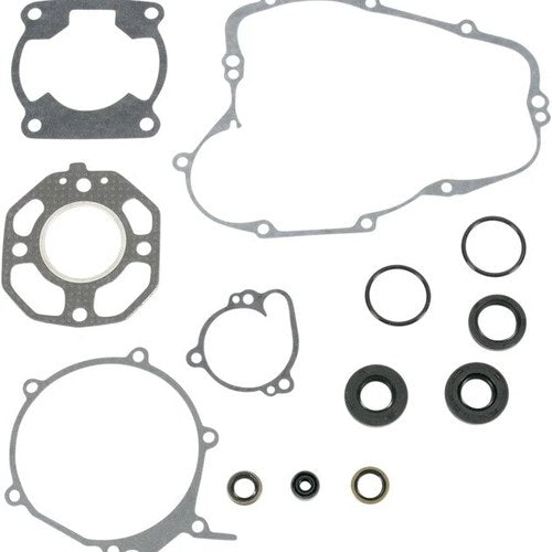 Moose Complete Gasket Set with Oil Seals fits Kawasaki KX80 1986-1987