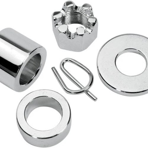 Colony Axle Spacer/Nut Kit Rear Chrome #2040-4 Harley Davidson Sportster