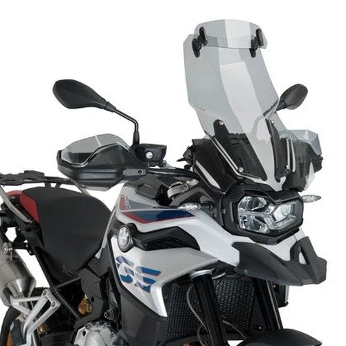 Puig Touring Windscreen with Visor Light Smoke BMW F 850 GS/F 850 GS Adventure