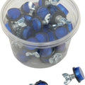 Chris Products License Plate Reflectors Blue 40-Pack