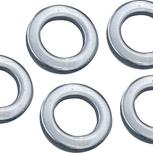 Drag Specialties Rear Axle Nut Washers Chrome 5-Pack