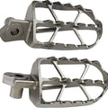 Moose ND Series Footpegs Silver #209759 for Suzuki RM-Z450/RM-Z250 2010-2026