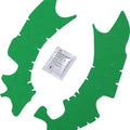 Athena Rubber Frame Guard Pads Green M7343V for Kawasaki KX450F/KX450 4-Stroke