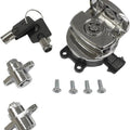 Drag Specialties Side Hinge Ignition Switch with Saddlebag Locks Chrome #2853944