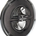 DS Premium LED Reflector Headlight 7" Glossy Black Clear/White
