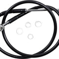 DS Black Vinyl Front Upper ABS Brake Line Kit 39-3/4" +4" Black #212063