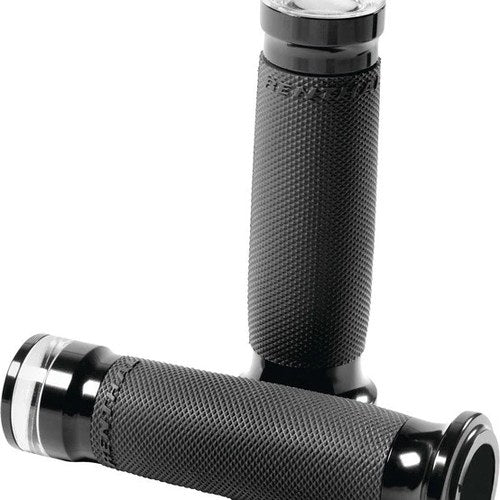 Performance Machine Vision Contour LED Turn Signal Grips Tbw Black #0063-2100M-B