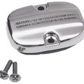 HardDrive Rear Brake Master Cylinder Cover Chrome #053740 Harley Davidson