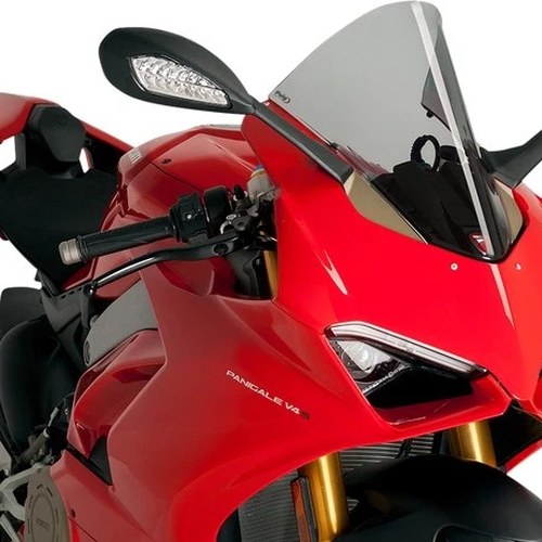 Puig 3mm Racing Windscreen Light Smoke #9690H Ducati
