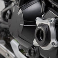 SW-Motech Engine Case Protector Silver/Black #MSS.08.868.10000 for Kawasaki
