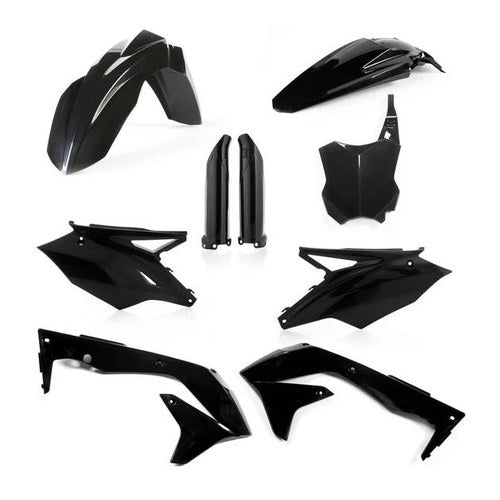 Acerbis Full Plastics Kit Black fits Kawasaki KX450F 2018