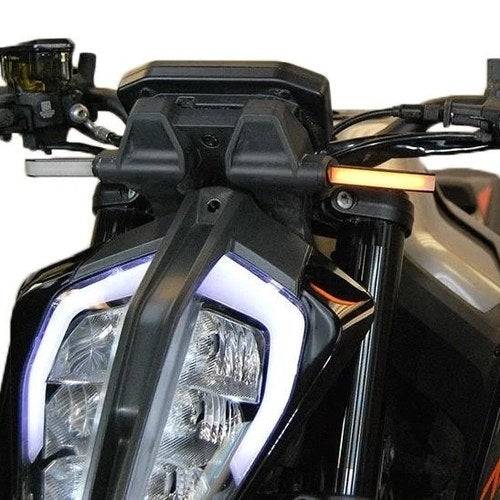 New Rage Cycles LED Front Turn Signals Amber #890-FB KTM 890 Duke/890 Duke GP