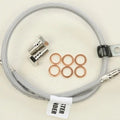 GBrakes 1-Line Brake Line Rear Clear for Kawasaki Ninja ZX-10R 2016-2023