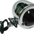 HardDrive Bullet Marker Light Single Filament Chrome with Red Lens