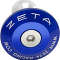 Zeta Bar End Plugs Blue 29mm