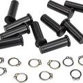 HardDrive Clutch Lever Pins with Clips Black #051208 Harley Davidson